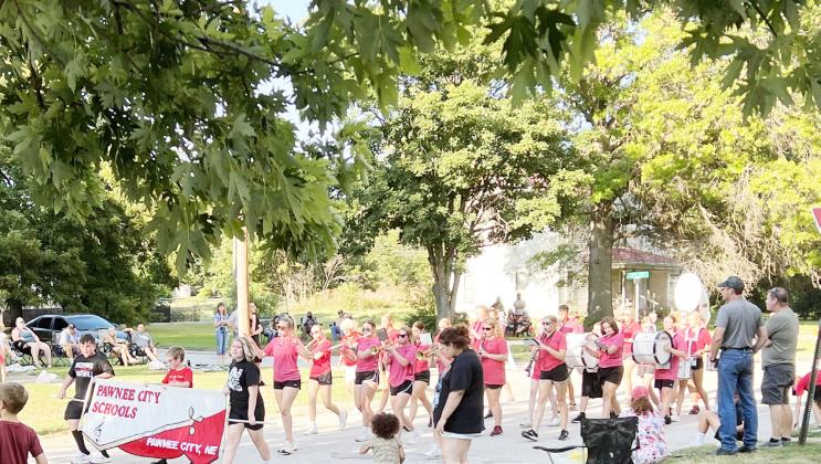 Local Schools March in the Johnson County Fair Parade