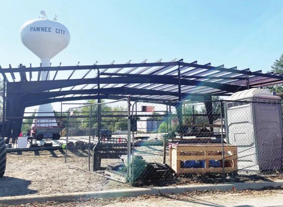 This is the new fire hall going up.