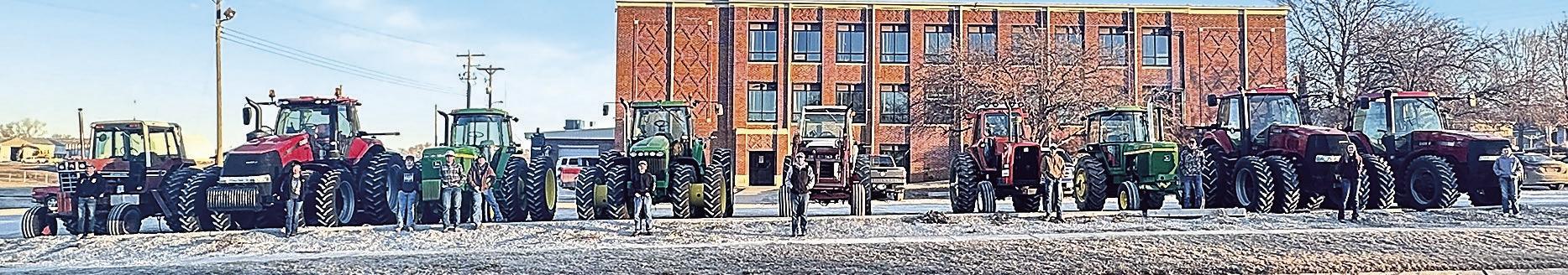 Pawnee City FFA Drive Your Tractor to School Day