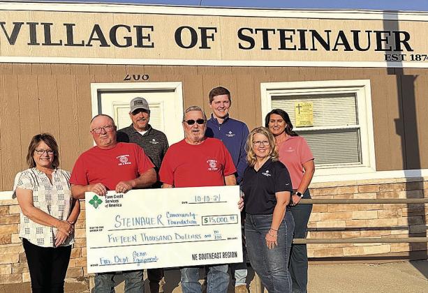 Steinauer Community Foundation - $15,000