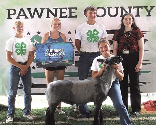 Leah Christen, Supreme Champion Market Lamb