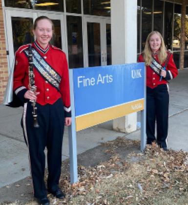 PC Band All-state participants Ashlynn Hartman and Stella Hunzeker participated in the Class D All State Band concert today as a part of the elite wind ensemble. The event took place at the University of Nebraska-Kearney and the band was directed by Mr. Matt Sheppard. Both girls earned medals—Ashlynn for being first chair clarinet for the second year in a row and Stella for being the only timpani player in the ensemble.