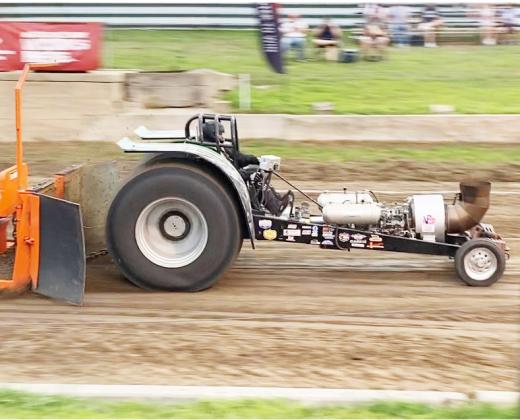 Outlaw Tractor Pull was a must see event at the Pawnee Count