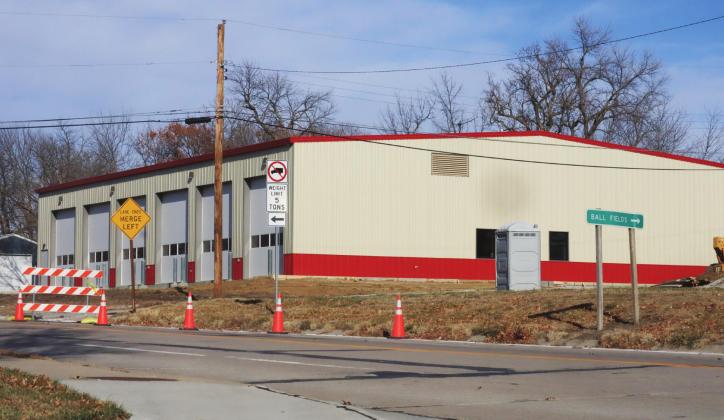 The new Pawnee City Fire Hall as it stands now. Ray Kappel/Republican