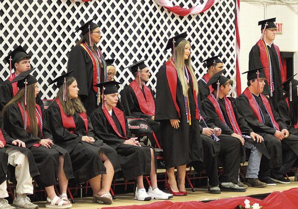 Students who are National Honor Society Members Photo courtesy of Ann Veleba
