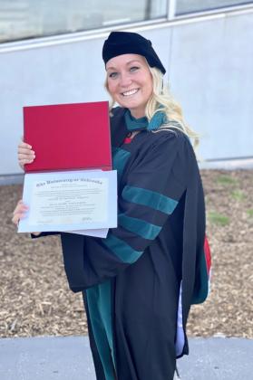 Julie Schultheiss celebrates PT graduation