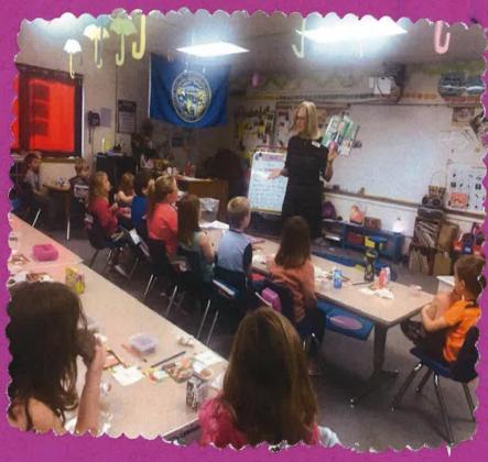 State Bank of Table Rock Employee visits Pawnee City Public Schools
