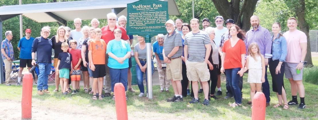 Dedication of The VanHorne Park