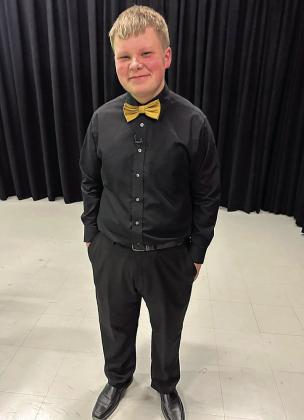 Taven Borcher is the first Lewiston Speech Student to earn a gold medal