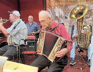 The band at the theater