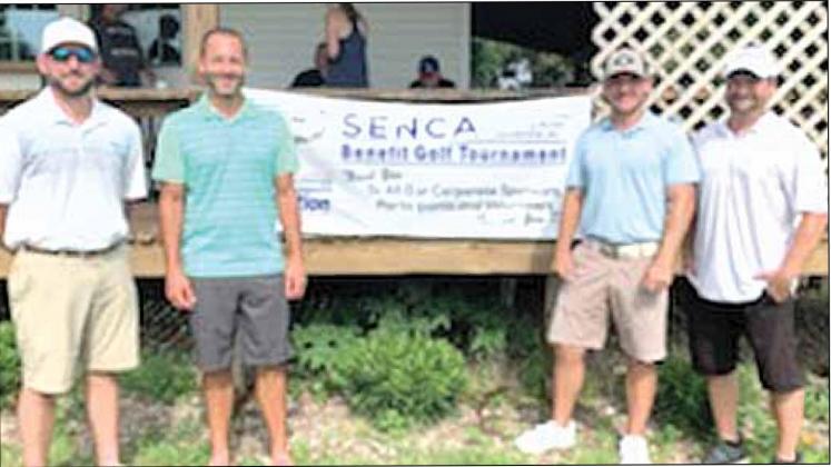1st Flight – 1st Place: Sunneberg Team (L to R: Trevor Jasa, Kyle Schizas, Matt Wilmers, Mark Sunneberg, Jr.)