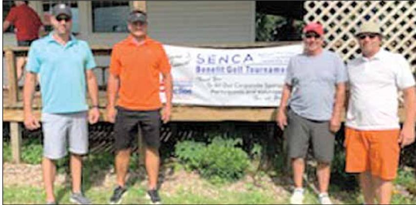 3rd Flight – 1st Place: Brandon Rausch Team (L to R: Brandon Rausch, Brndon Bruna, Al Papik, Bruce Zaubek)
