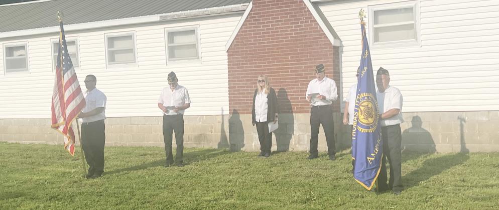 American Legion Disposes of Flags