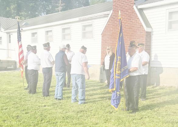 American Legion Disposes of Flags