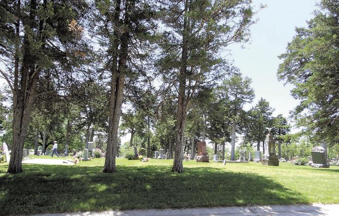 The Table Rock Cemetery. Somewhere there lies Mike McCourt.