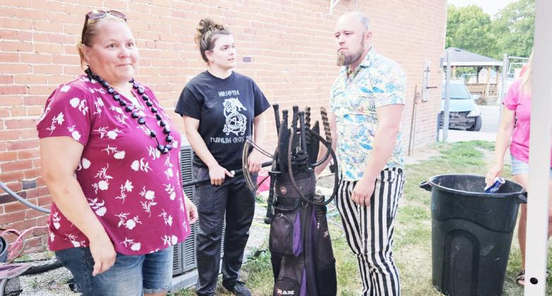 Fire dancers were a part of the celebrations in Steinauer on Saturday. Check out page 3 for more pictures of the fun. Photos by Katie Schlund