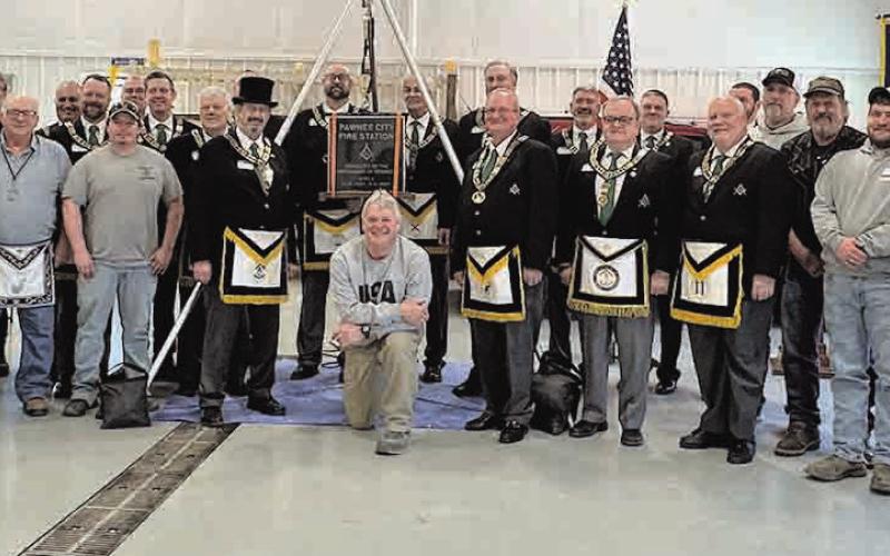 Grand Masons celebrate new fire hall