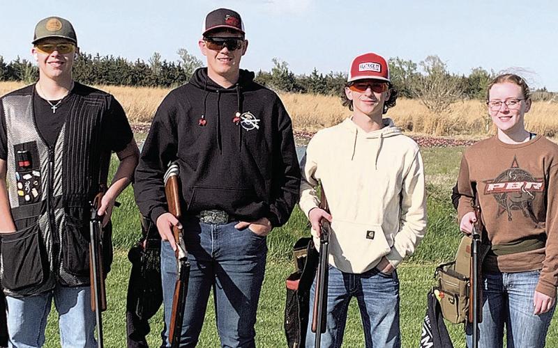 Left to right: Jon Koch - HTRSJoel Strehle -PC Kolbrin Farwell - PC Arielle Lindeen - Axtell KS Photo courtesy of Mary Moser