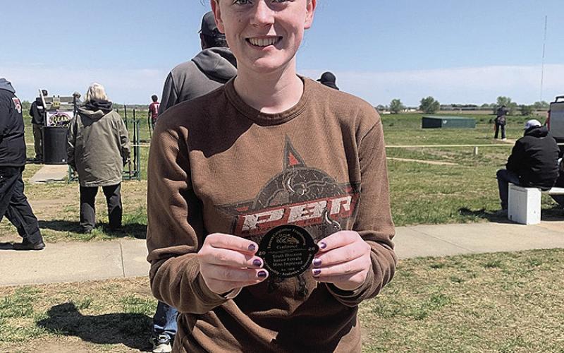 Arielle Lindeen earned Most Improved Senior Female Photo courtesy of Mary Moser