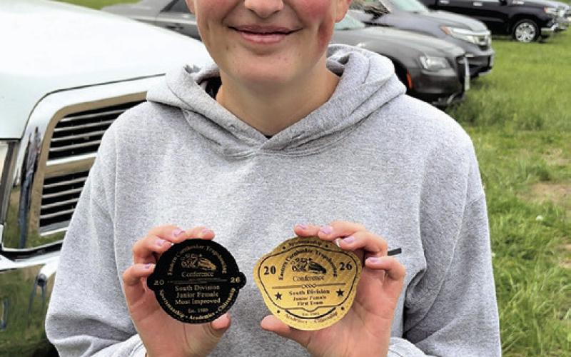 Amelia Stratham earned Most Improved Junior Female Photo courtesy of Mary Moser