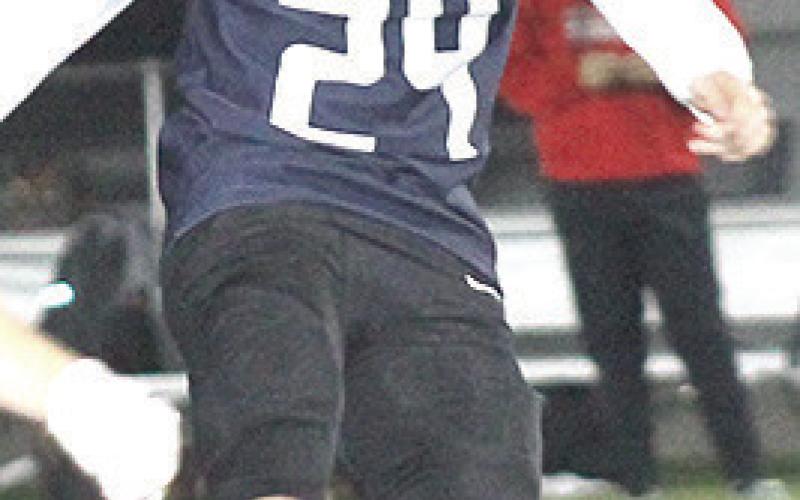 HTRS’ Jacopo Vanni kicks a 25 yard field goal at the end of the game. Paula Jasa/Republican