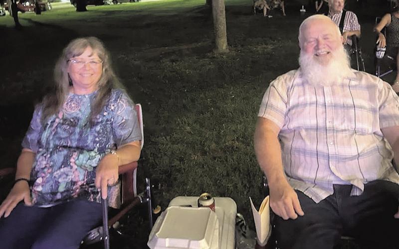 Marvin and Loraine Kohout of Dorchester, Nebraska earned a prize for coming the farthest Photo courtesy of Sharla Sitzman