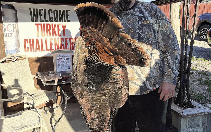 Third Place winner in the Chunky Thunder Chicken Jon Howard, who also won the Rock Island Armory .20 gauge in the drawing.