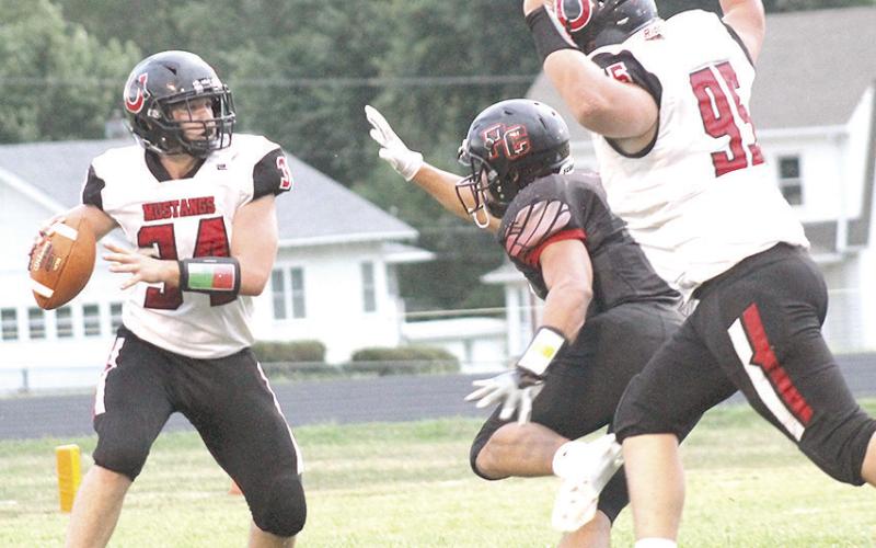 Pawnee City blasts Meridian 57-6 through weather delay
