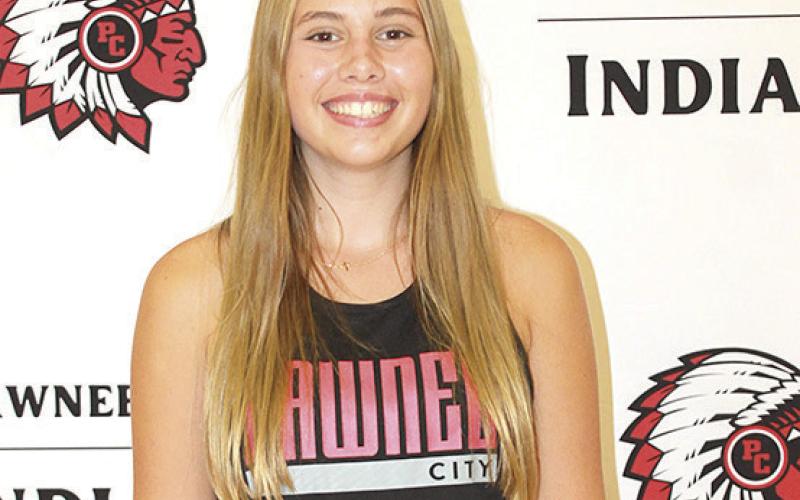 Larkyn Vlcek will represent the Pawnee City Cross Country varsity team this season