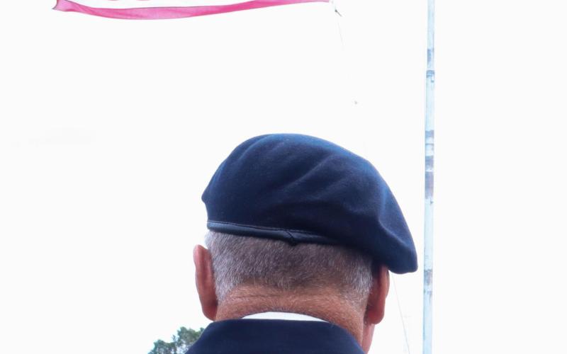Windy day for Pawnee City Memorial Day service