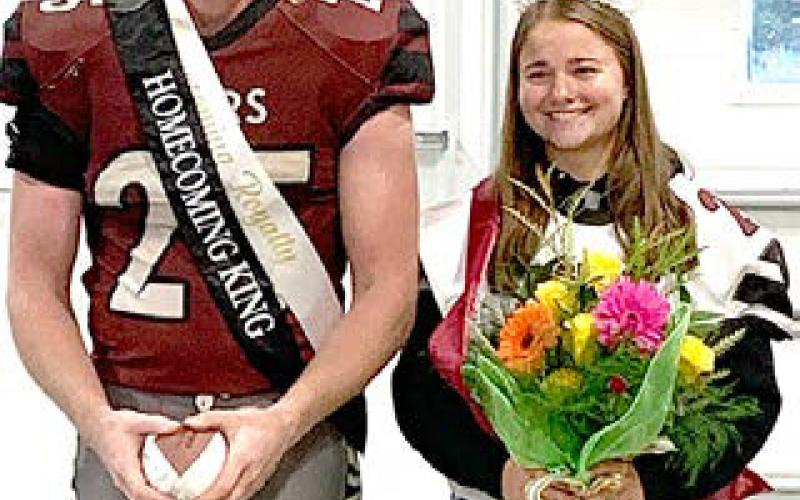 photo by Paula Jasa/Republican 2023 Lewiston Homecoming Royalty - Pictured are King Tristen Ray and Queen Leah Christen. See page 5 for the Lewiston Homecoming football story.