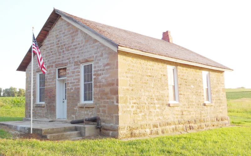 The Rock School, built by local men in 1873