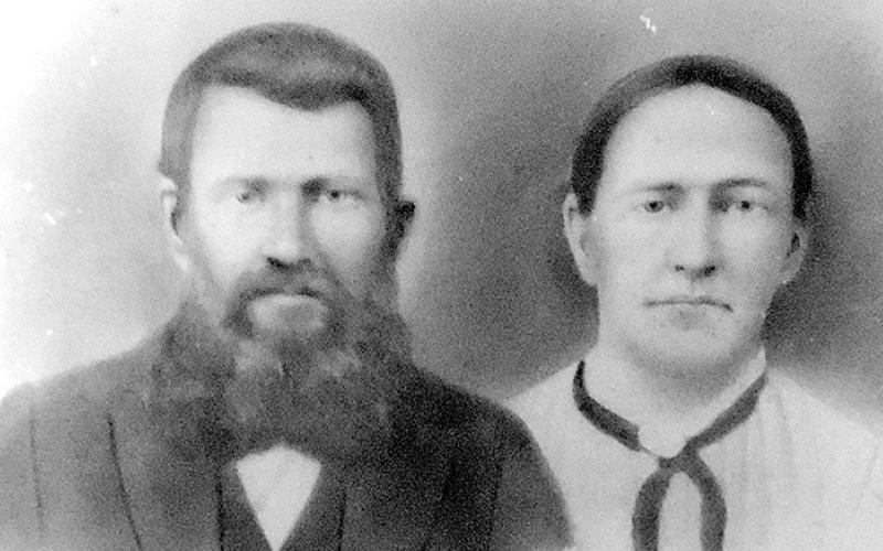 Above: Jan &amp;amp; Marie Skalak Petrasek. She was in the barn when Frank James arrived and pulled a gun on her husband. James backed down after Jan told him she was an expert shot and could and would shoot him in the head.