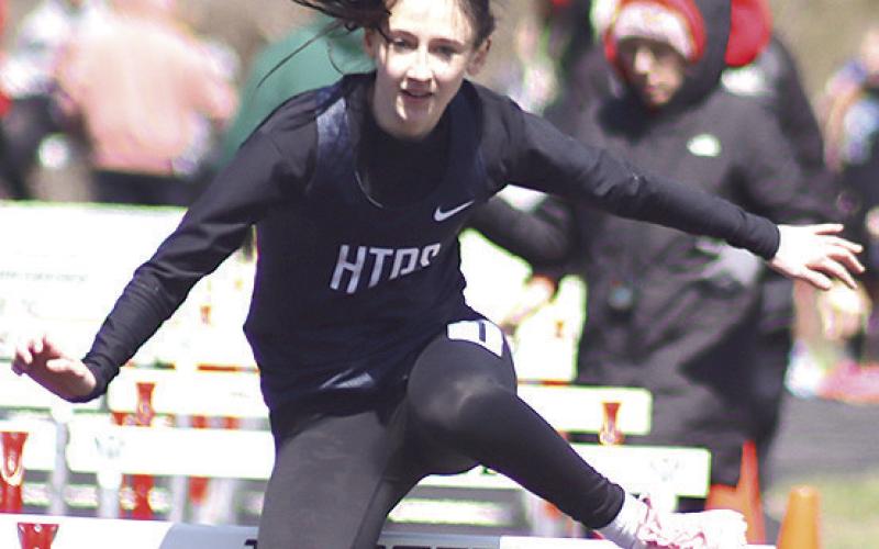 Track teams brave blustery day at JCC Invite