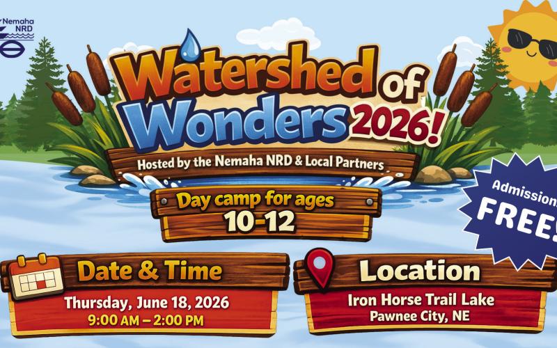 Nemaha NRD to Host Free Watershed of Wonders Youth Day Camp June 18