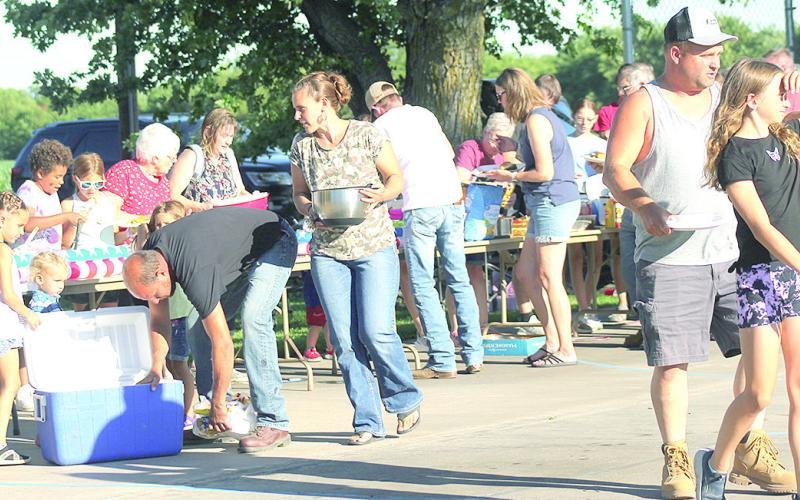 4th of July! – The town of Steinauer held their annual 4th of July Celebration last Thursday with resident Linda Leuty (pictured left) as the Grand Marshal of the Kid’s Parade. The parade was followed by a potluck picnic in the park along with a fireworks display at dusk which was provided by numerous donators and volunteers of the community. photos by Paula Jasa/Republican