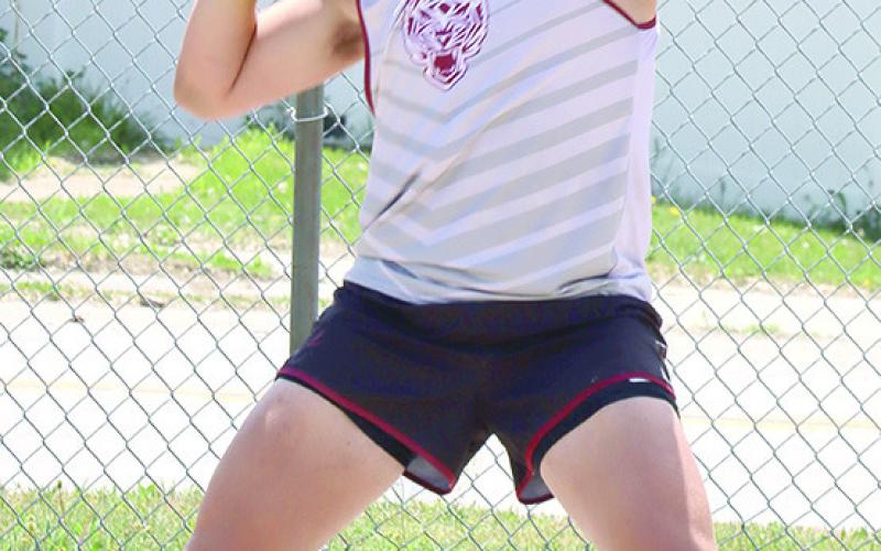 Lewiston’s Brock Janssen qualified in the boys’ Shot Put event with a toss of 46’9” for the bronze medal. Jasa/Republican