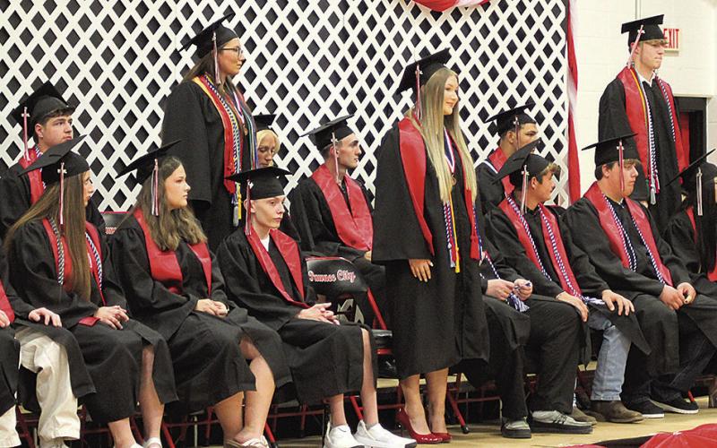 Students who are National Honor Society Members Photo courtesy of Ann Veleba