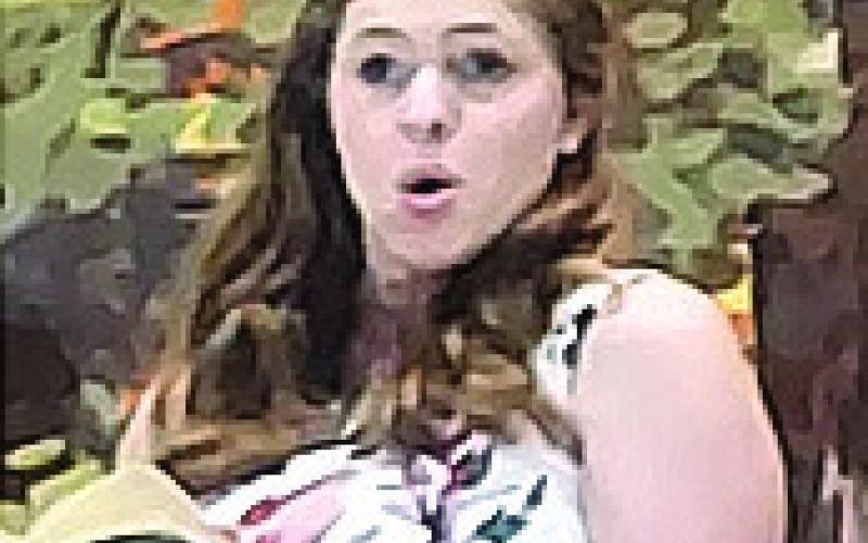 Krista Lawrence sings as the saucy Josephine from the operetta HMS Pinafore