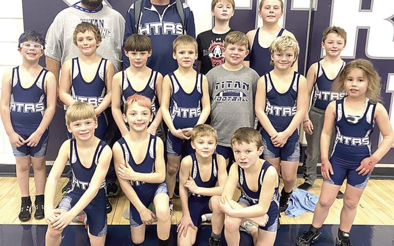 Area Wrestlers compete hard!