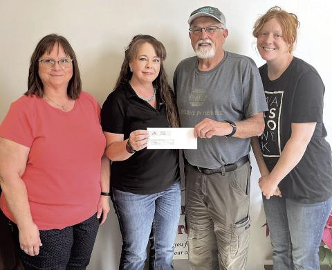 From left to right: Kelli Wiers, Mandy Layne, Charlie Hatfield and Emily Norman