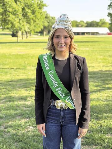 Justice Currie is the 2026 Pawnee County Fair Queen Photo courtesy of Courtney Shreve