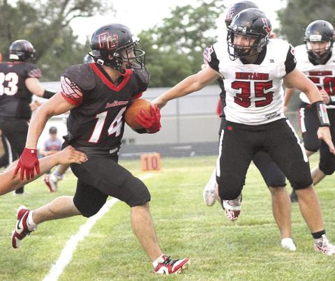 Pawnee City blasts Meridian 57-6 through weather delay
