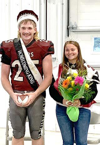 photo by Paula Jasa/Republican 2023 Lewiston Homecoming Royalty - Pictured are King Tristen Ray and Queen Leah Christen. See page 5 for the Lewiston Homecoming football story.