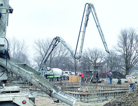 Foundations Poured