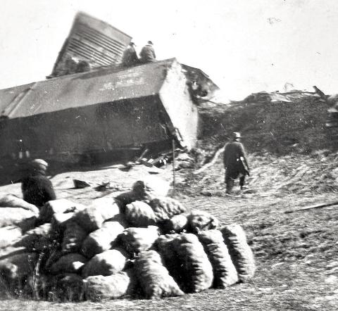 Six box cars of potatoes were among the 16 detailed. This photo labeled “potatoes” has lumpy bags of … probably potatoes … in the foreground.