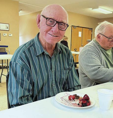 Ray Daniel went with the fresh fruit for his French toast