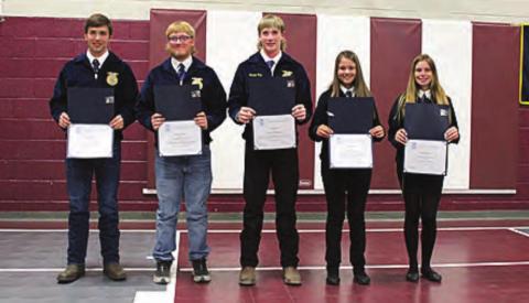 Proficiency Award Winners