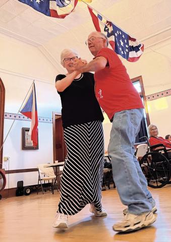 All smiles at Polka Dance