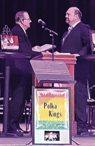 Greg Blecha receives Hall of Fame plaque